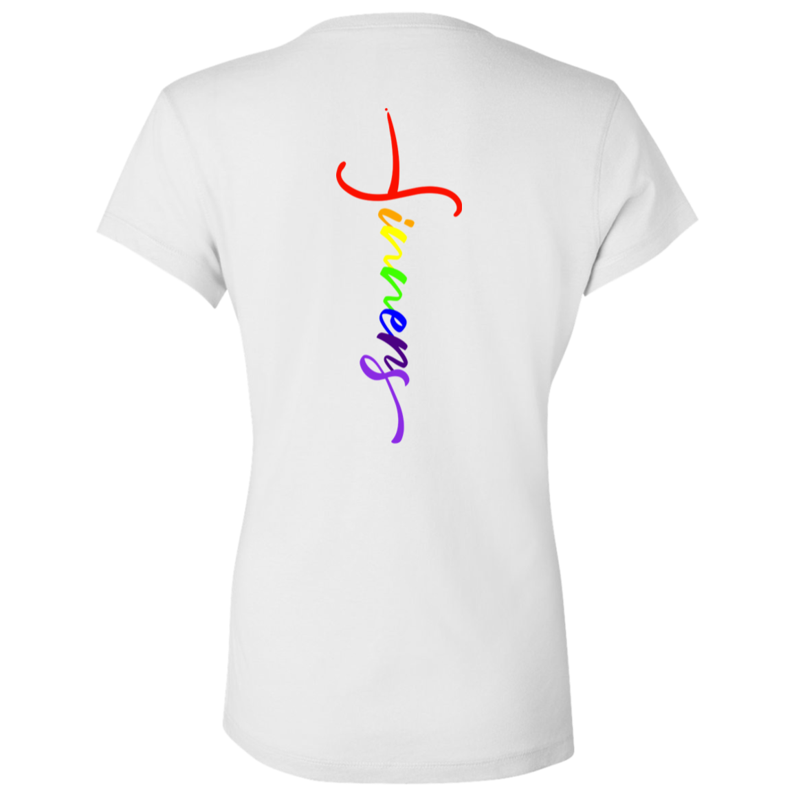 Ladies' - FriendsAndSinners V-Neck T-Shirt