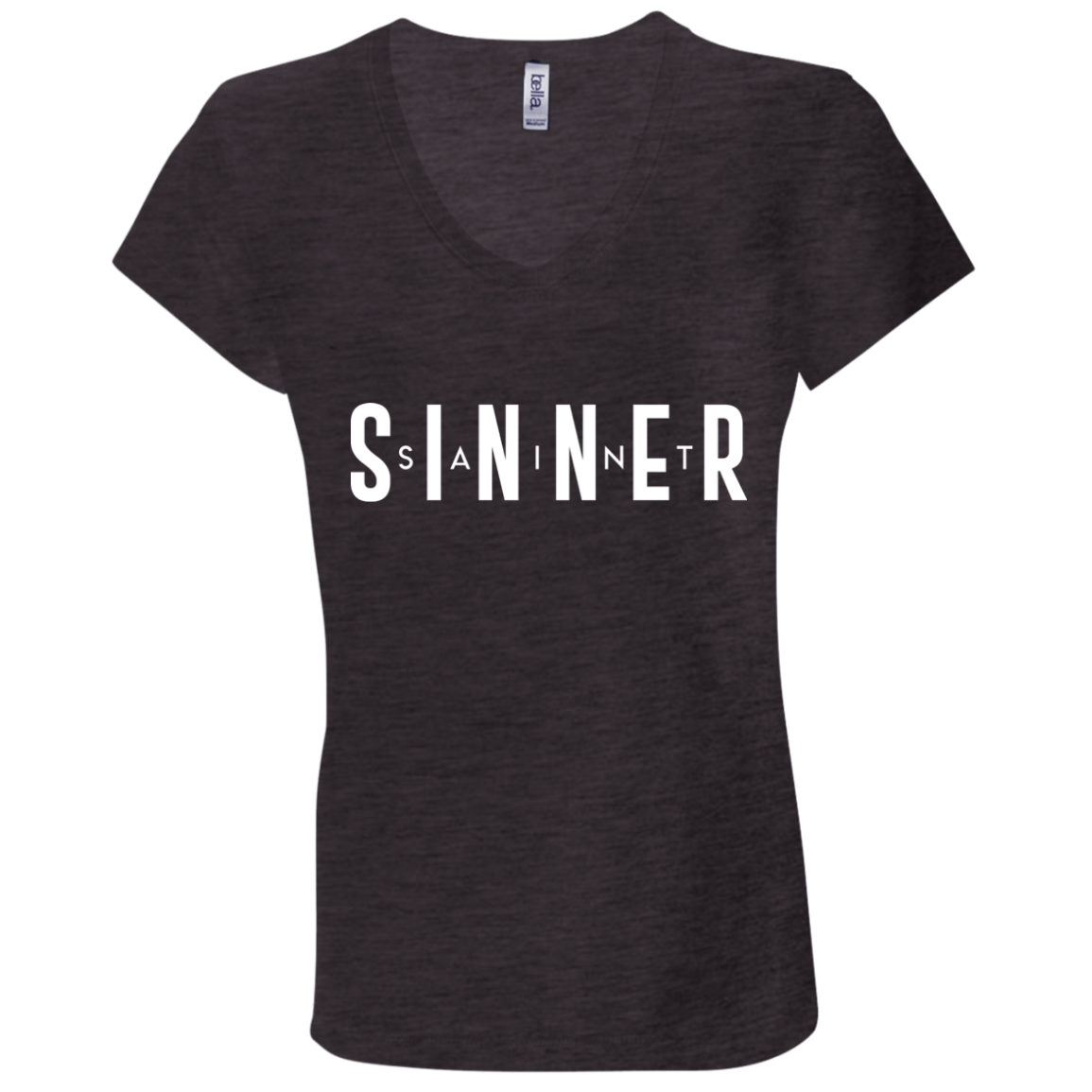 Ladies' - SaintInBetweenSinner V-Neck T-Shirt