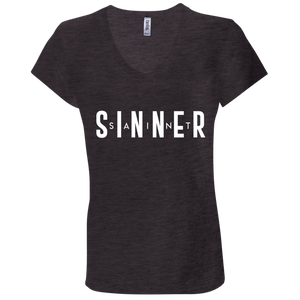 Ladies' - SaintInBetweenSinner V-Neck T-Shirt