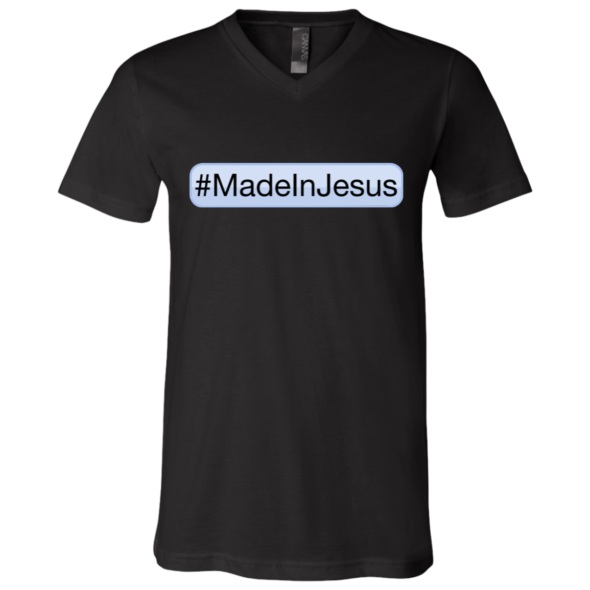 Men's - #MadeInJesus V-Neck T-Shirt