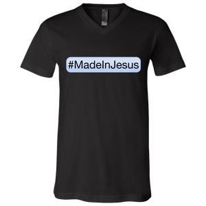 Men's - #MadeInJesus V-Neck T-Shirt