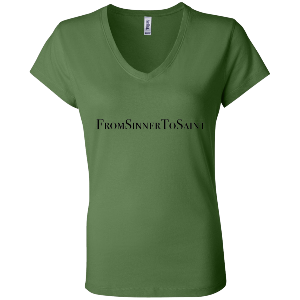 Ladies' - FromSinnerToSaint V-Neck T-Shirt