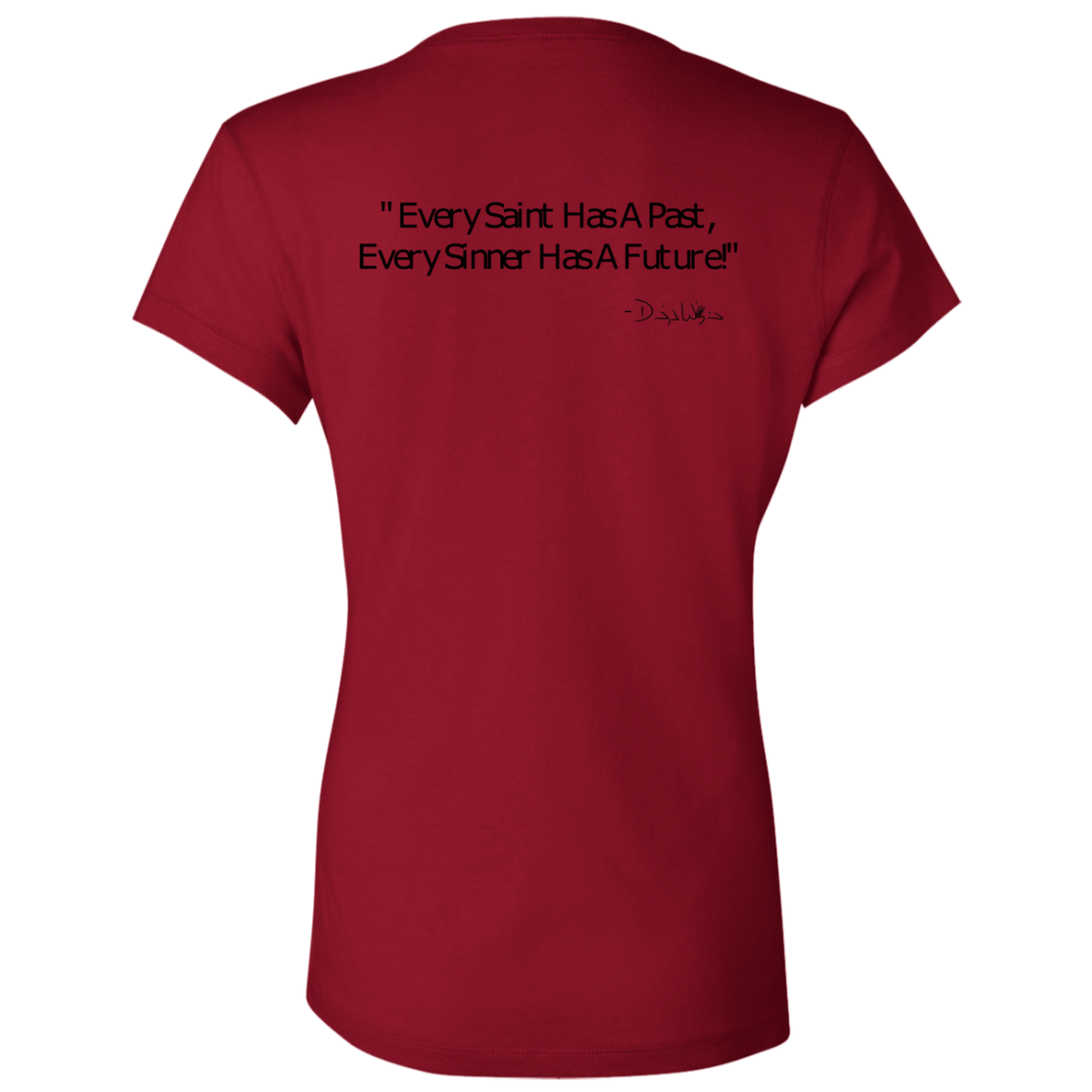 Ladies' - FromSinnerToSaint V-Neck T-Shirt