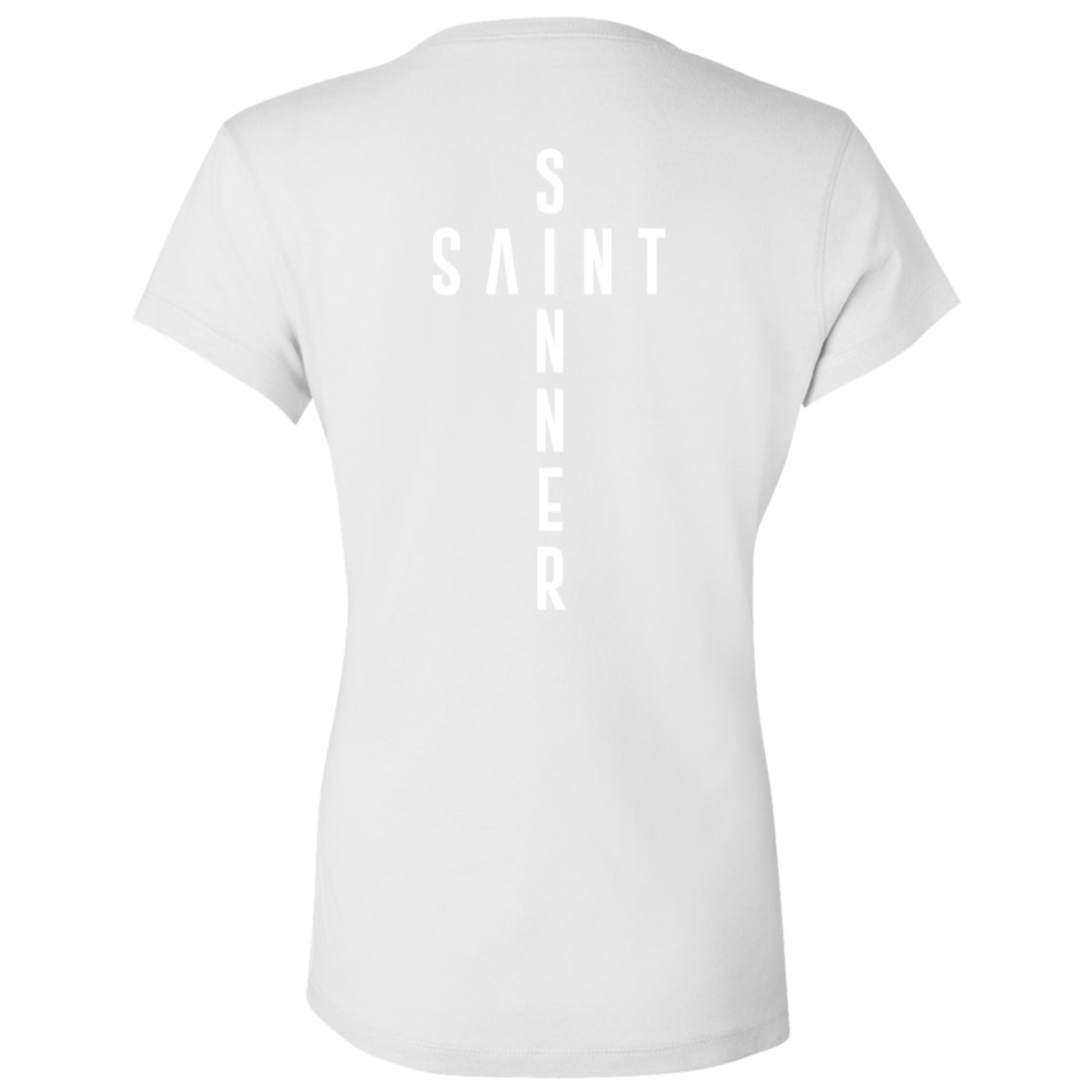 Ladies' - SaintInBetweenSinner V-Neck T-Shirt