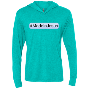 Unisex - #MadeInJesus LongSleeve Hooded T-Shirt