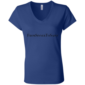 Ladies' - FromSinnerToSaint V-Neck T-Shirt