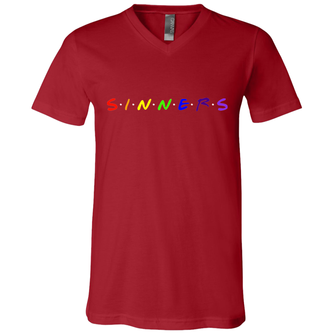 Men's - FriendsAndSinners V-Neck T-Shirt