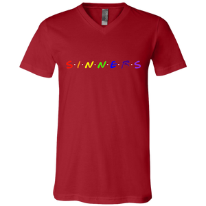 Men's - FriendsAndSinners V-Neck T-Shirt