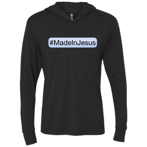 Unisex - #MadeInJesus LongSleeve Hooded T-Shirt