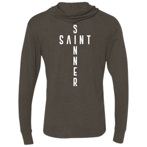 Unisex -SaintInBetweenSinner LongSleeve Hooded T-Shirt