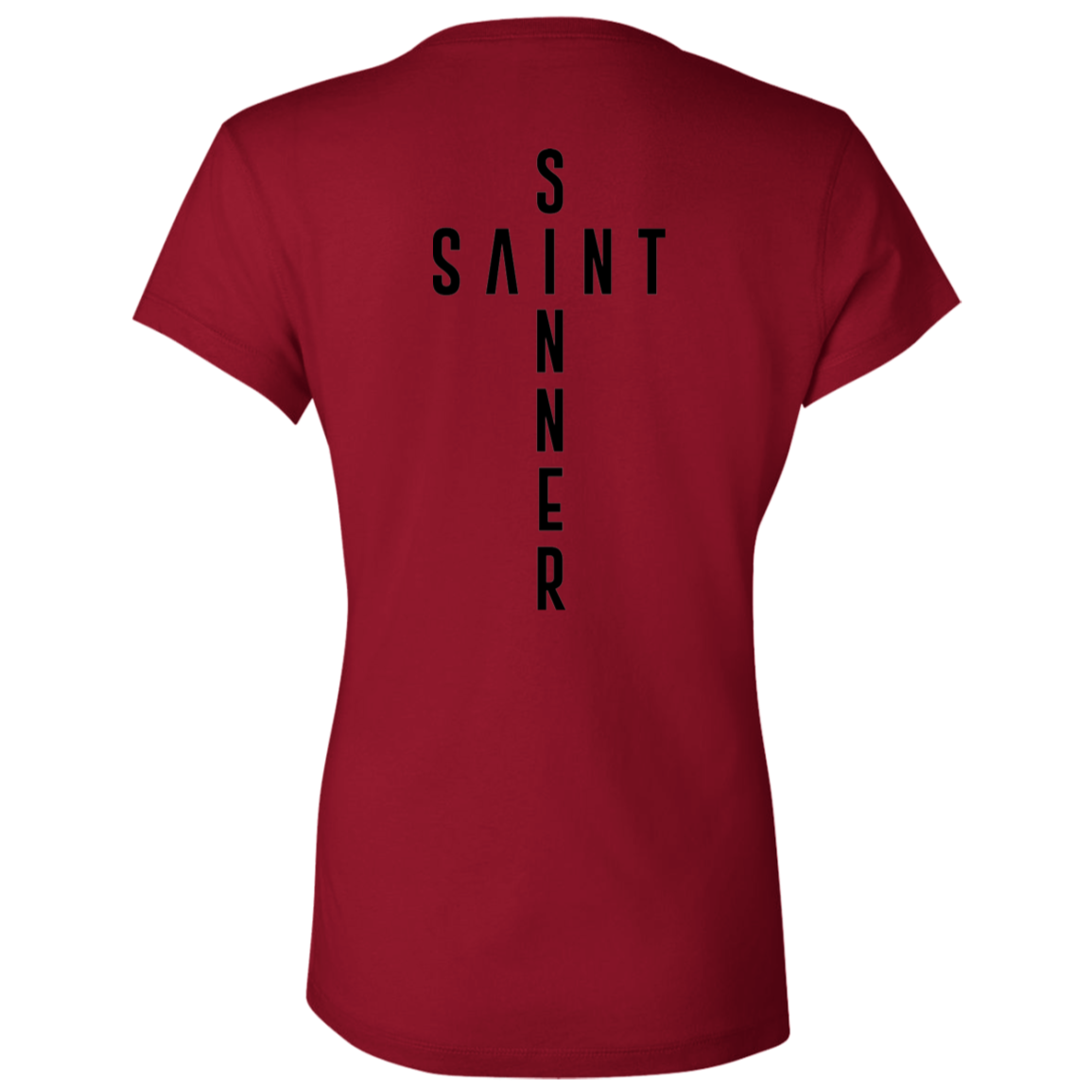 Ladies' - SaintInBetweenSinner V-Neck T-Shirt