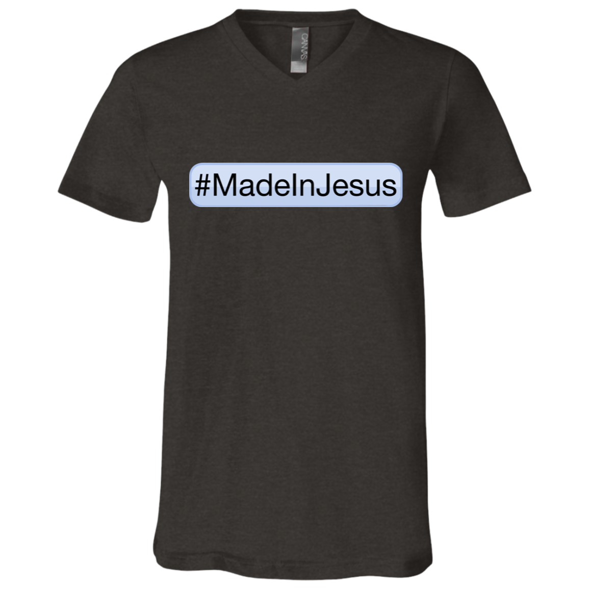 Men's - #MadeInJesus V-Neck T-Shirt