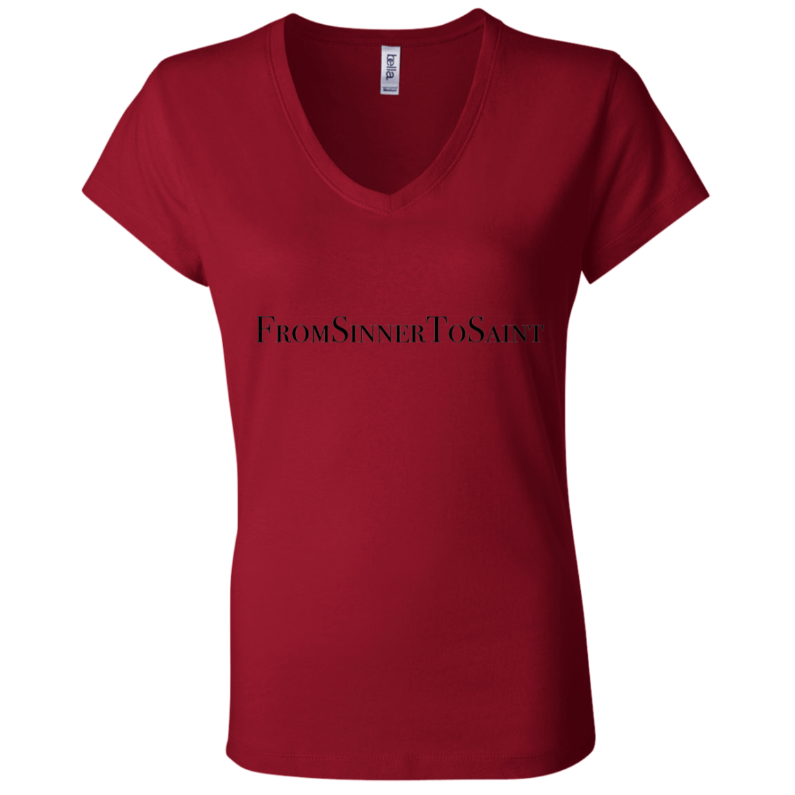 Ladies' - FromSinnerToSaint V-Neck T-Shirt