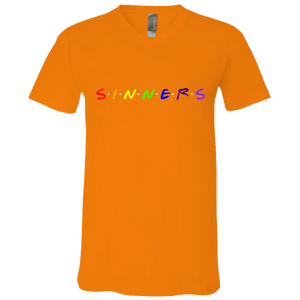 Men's - FriendsAndSinners V-Neck T-Shirt