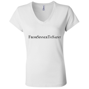 Ladies' - FromSinnerToSaint V-Neck T-Shirt