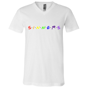 Men's - FriendsAndSinners V-Neck T-Shirt