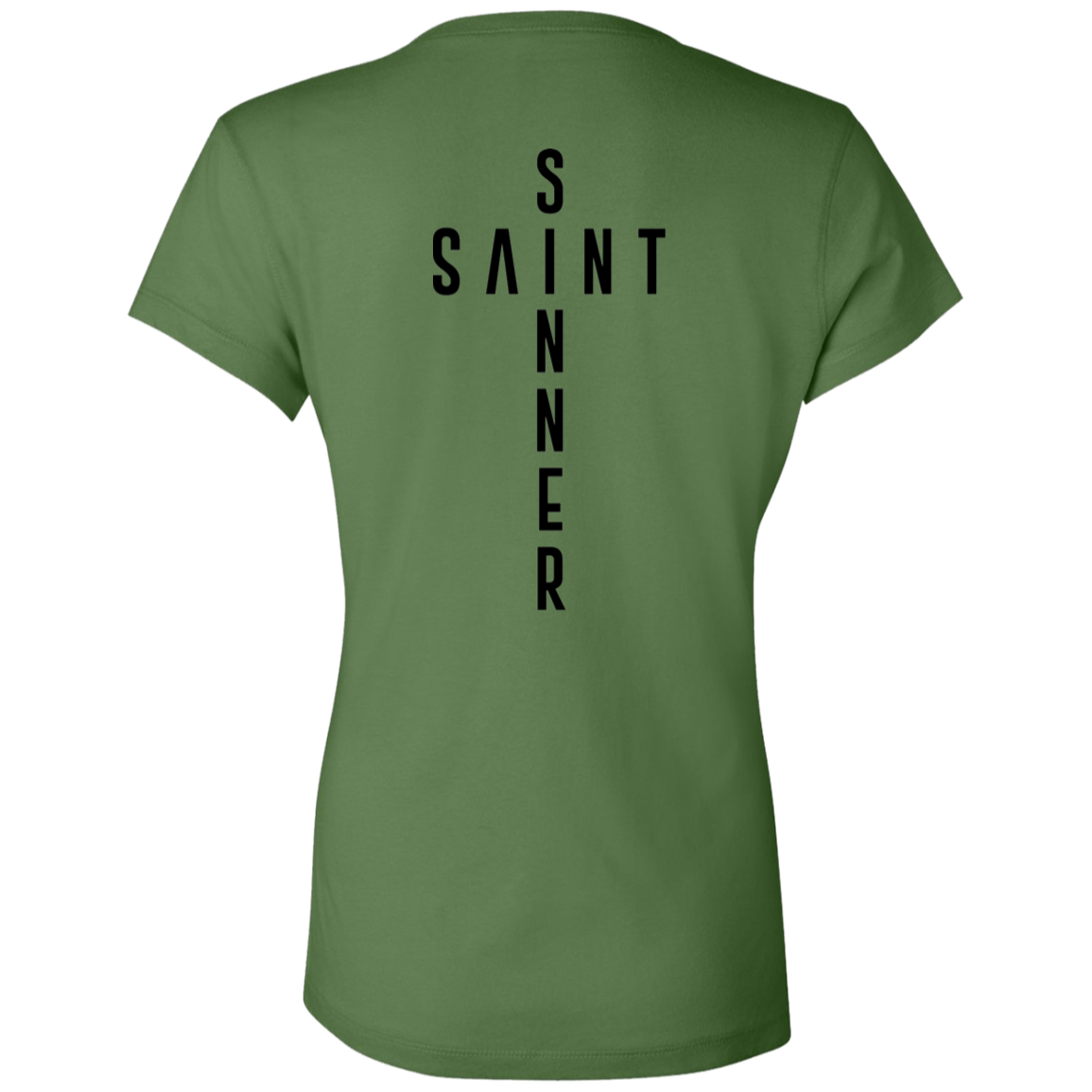 Ladies' - SaintInBetweenSinner V-Neck T-Shirt