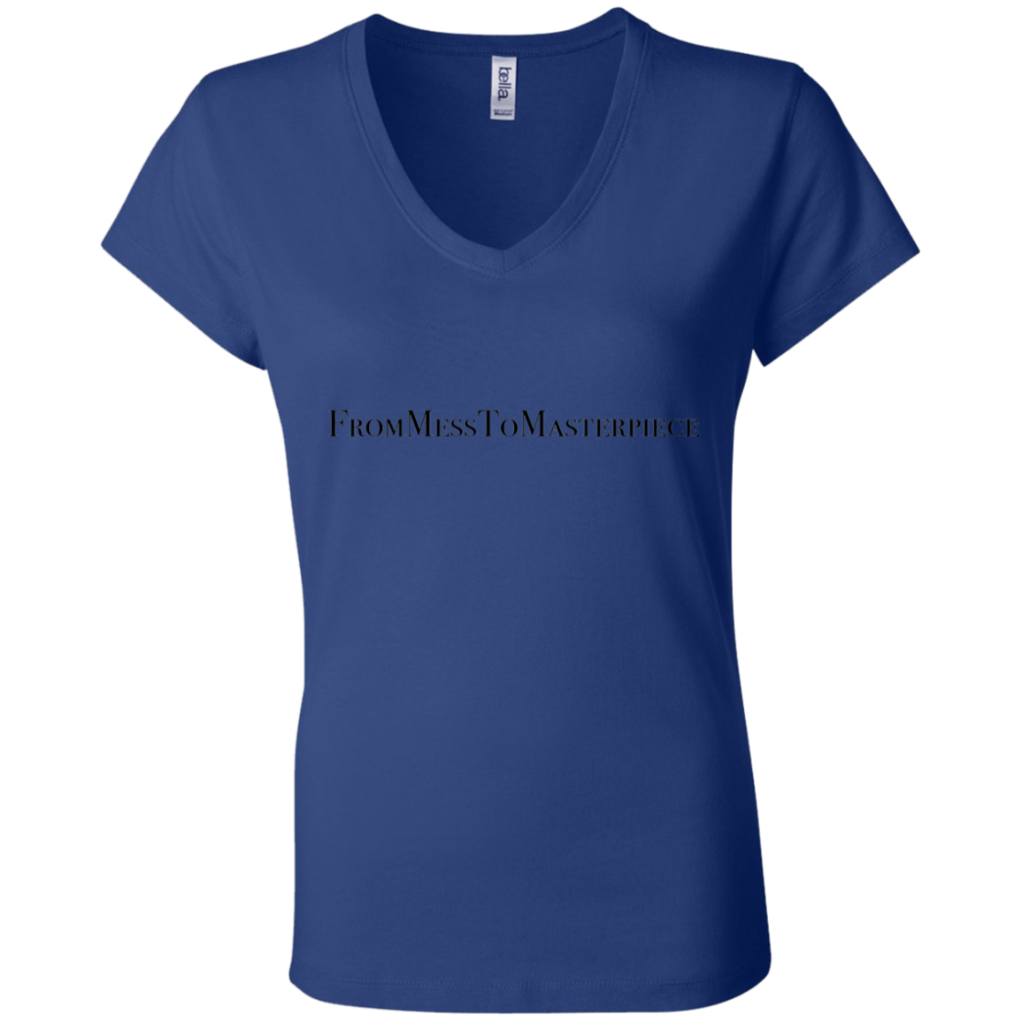 Ladies' - FromMessToMasterpiece V-Neck T-Shirt