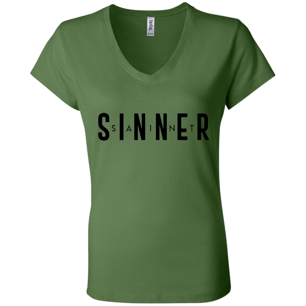 Ladies' - SaintInBetweenSinner V-Neck T-Shirt