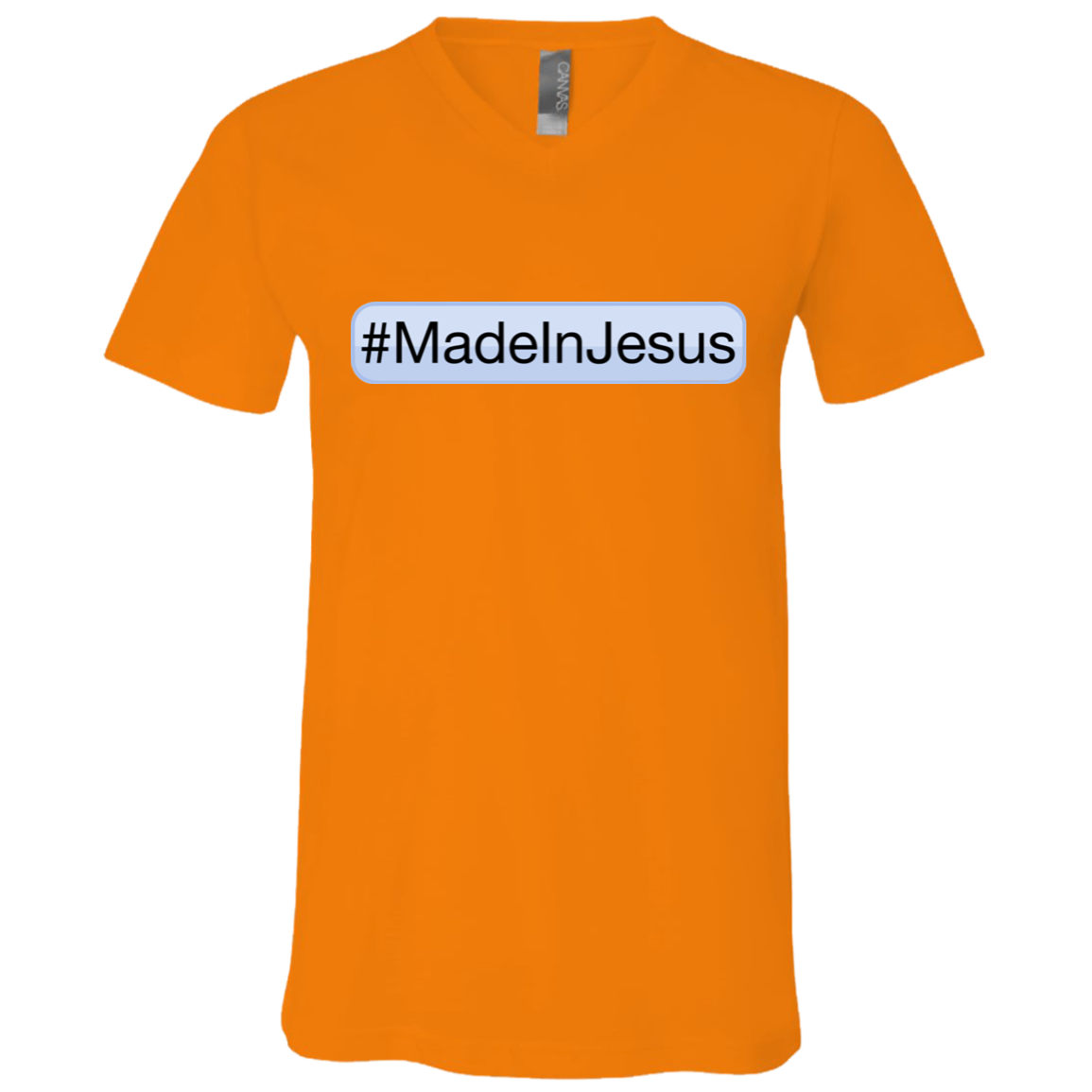 Men's - #MadeInJesus V-Neck T-Shirt