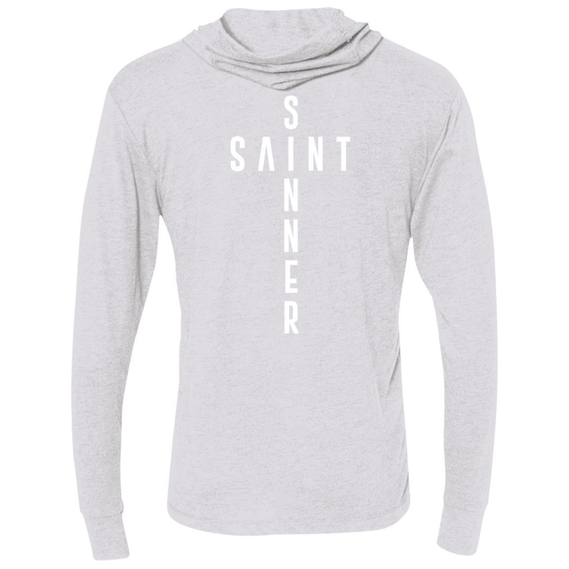 Unisex -SaintInBetweenSinner LongSleeve Hooded T-Shirt