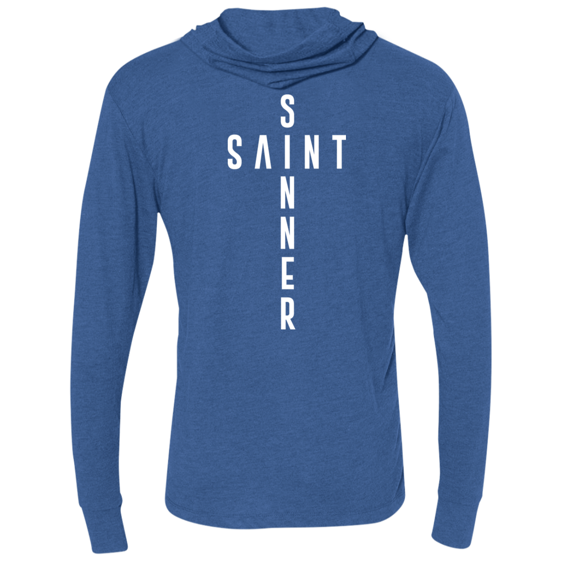 Unisex -SaintInBetweenSinner LongSleeve Hooded T-Shirt