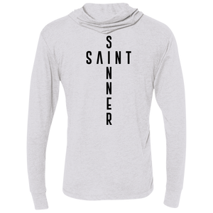 Unisex - SaintInBetweenSinner LongSleeve Hooded T-Shirt