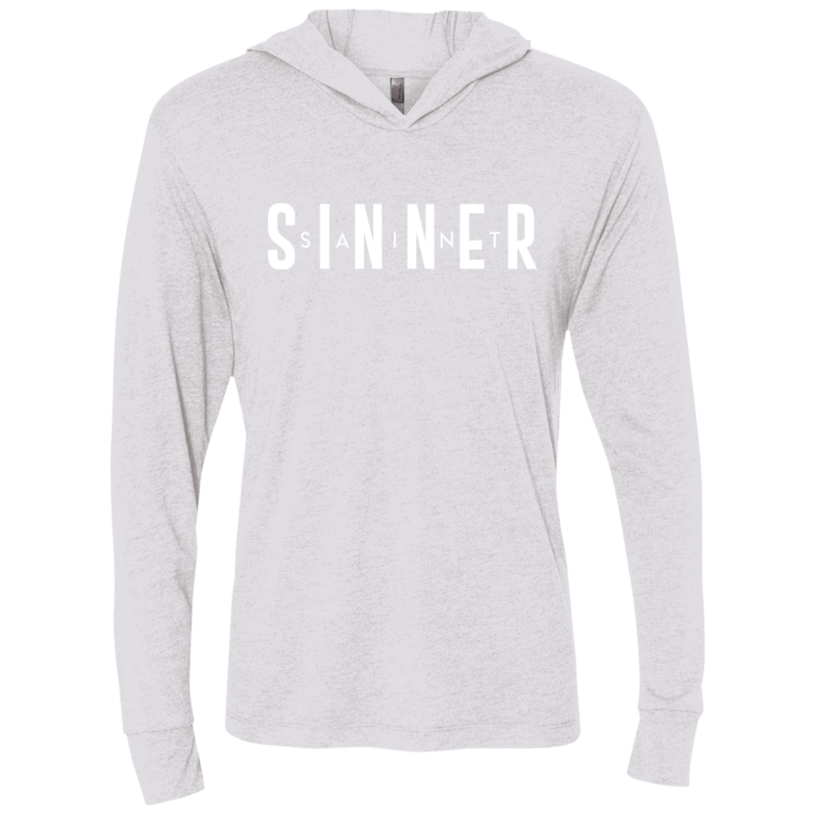 Unisex -SaintInBetweenSinner LongSleeve Hooded T-Shirt