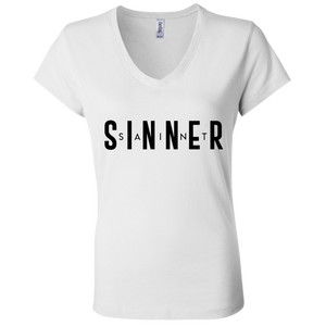 Ladies' - SaintInBetweenSinner V-Neck T-Shirt