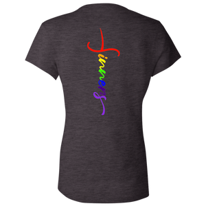 Ladies' - FriendsAndSinners V-Neck T-Shirt