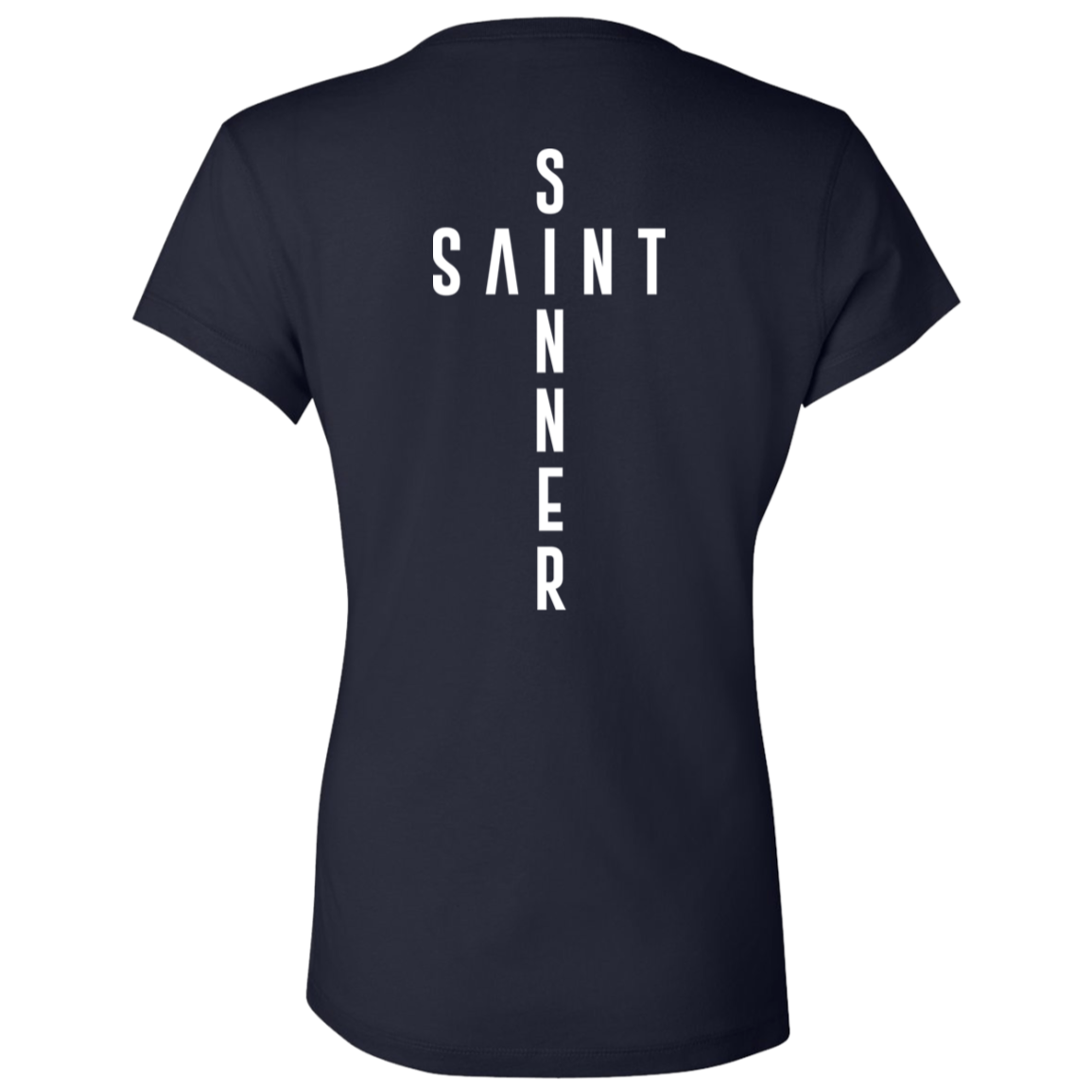 Ladies' - SaintInBetweenSinner V-Neck T-Shirt