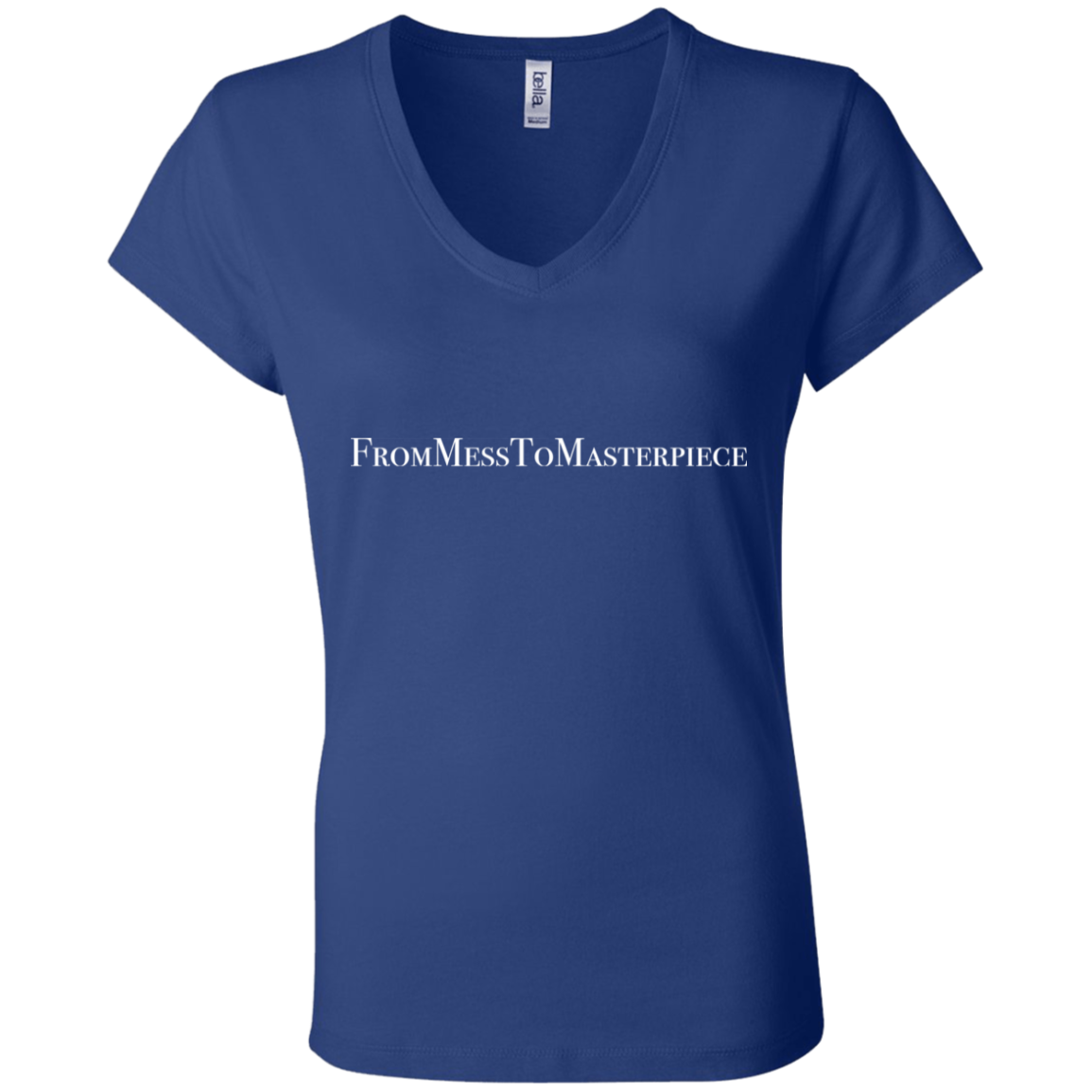 Ladies' - FromMessToMasterpiece V-Neck T-Shirt