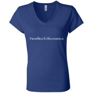 Ladies' - FromMessToMasterpiece V-Neck T-Shirt