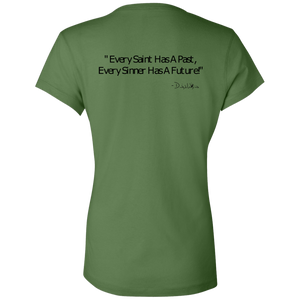 Ladies' - FromSinnerToSaint V-Neck T-Shirt