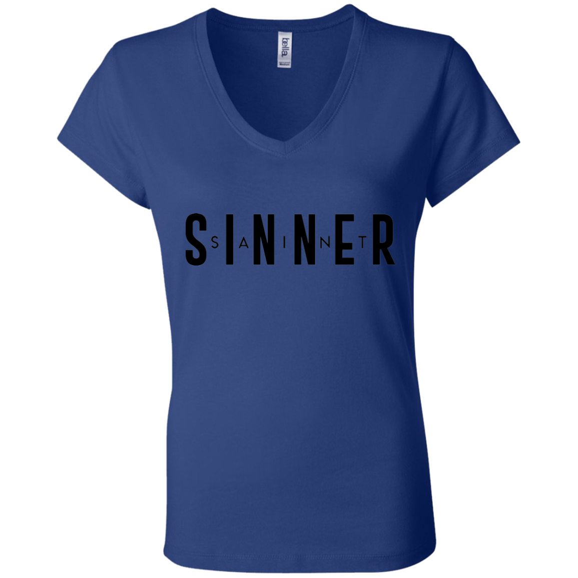 Ladies' - SaintInBetweenSinner V-Neck T-Shirt