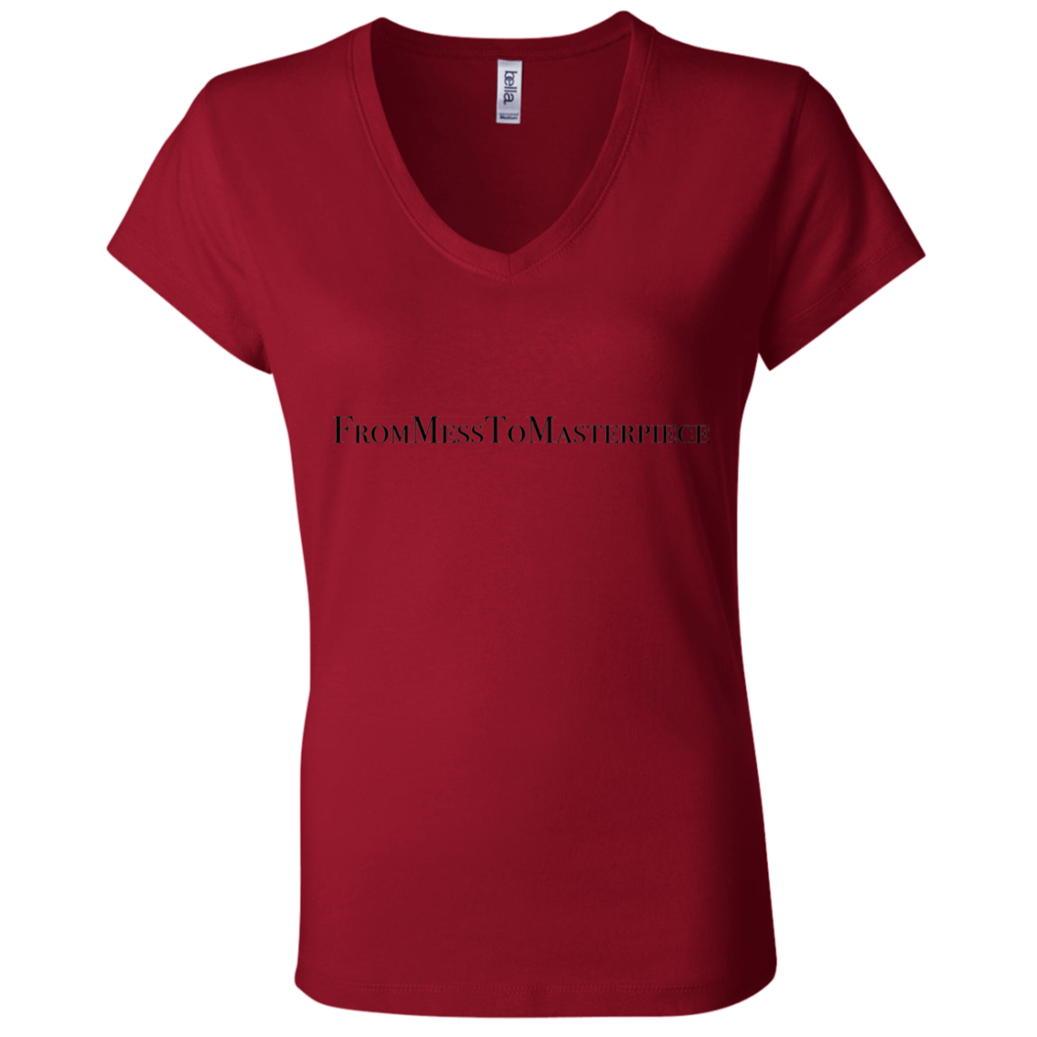 Ladies' - FromMessToMasterpiece V-Neck T-Shirt