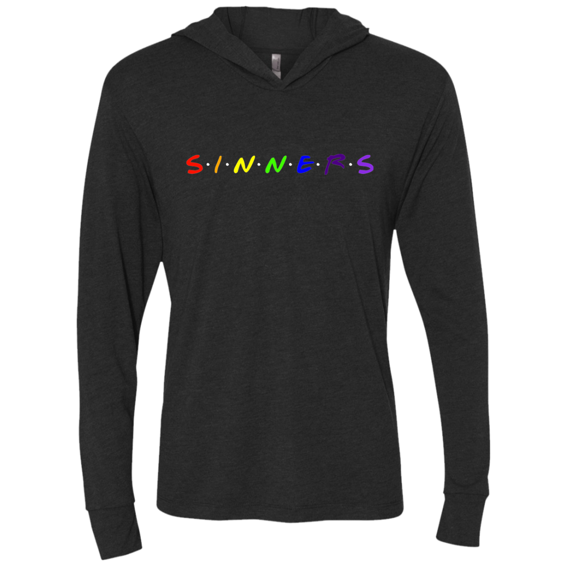 Unisex - FriendsAndSinners LongSleeve Hooded T-Shirt