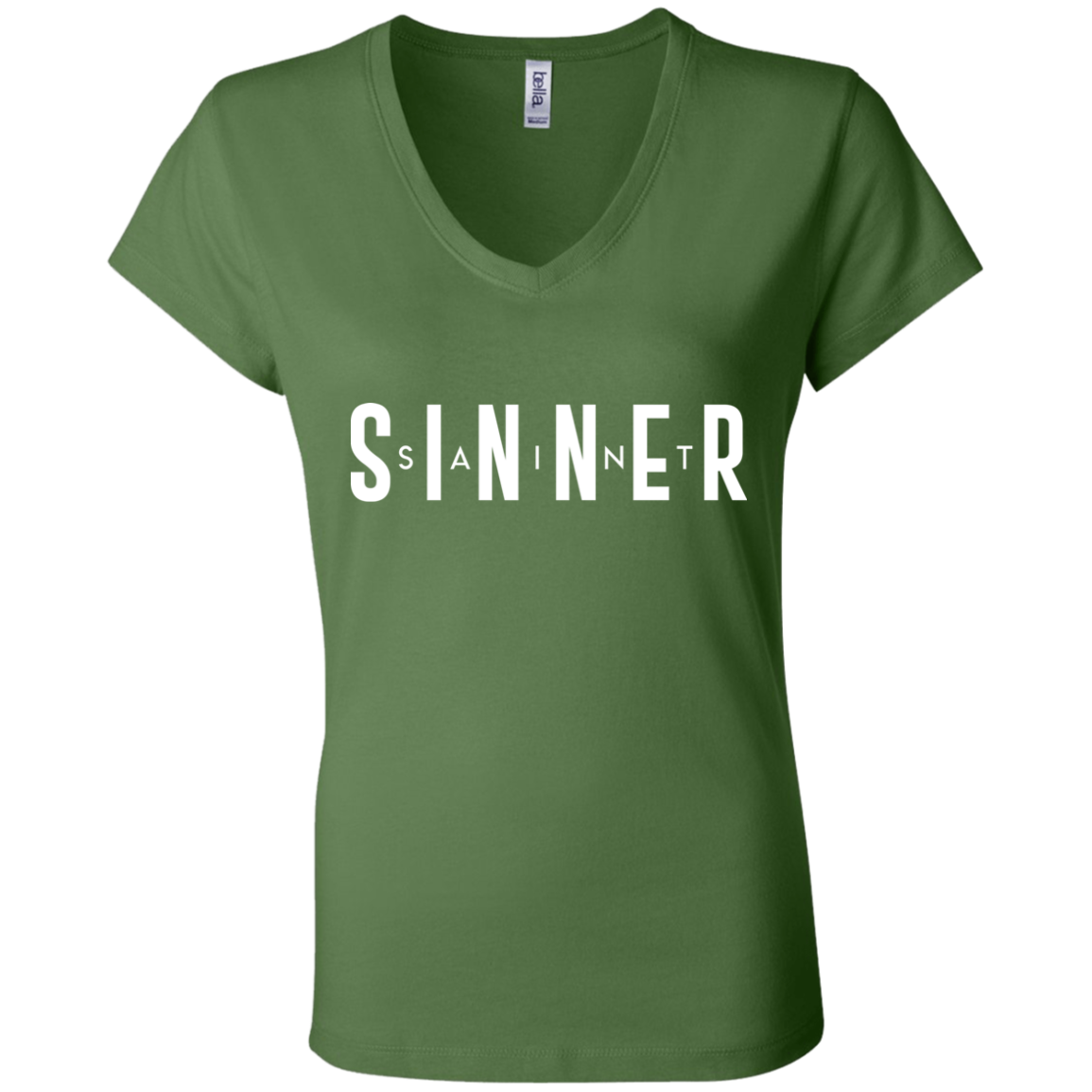 Ladies' - SaintInBetweenSinner V-Neck T-Shirt