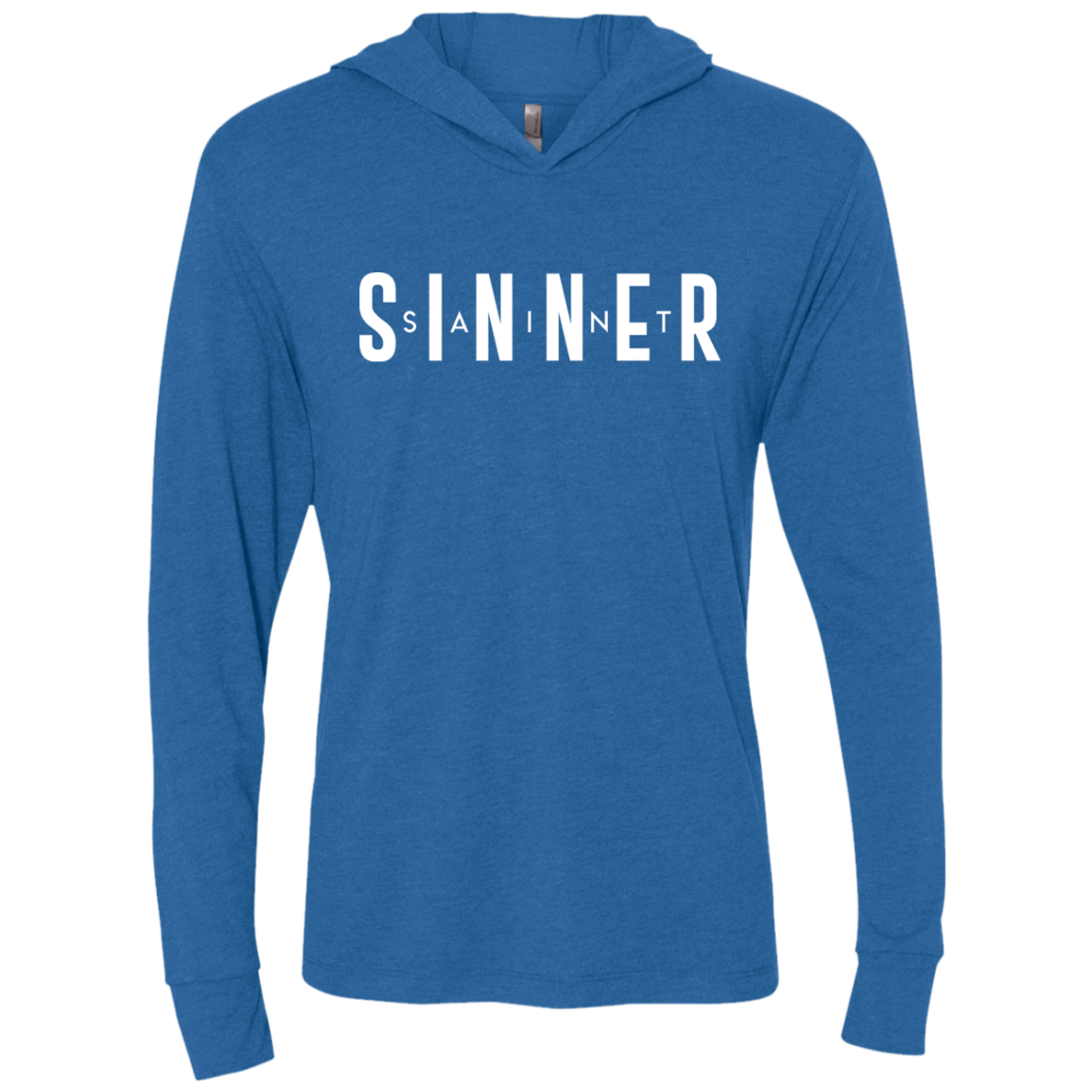 Unisex -SaintInBetweenSinner LongSleeve Hooded T-Shirt