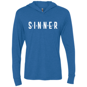 Unisex -SaintInBetweenSinner LongSleeve Hooded T-Shirt