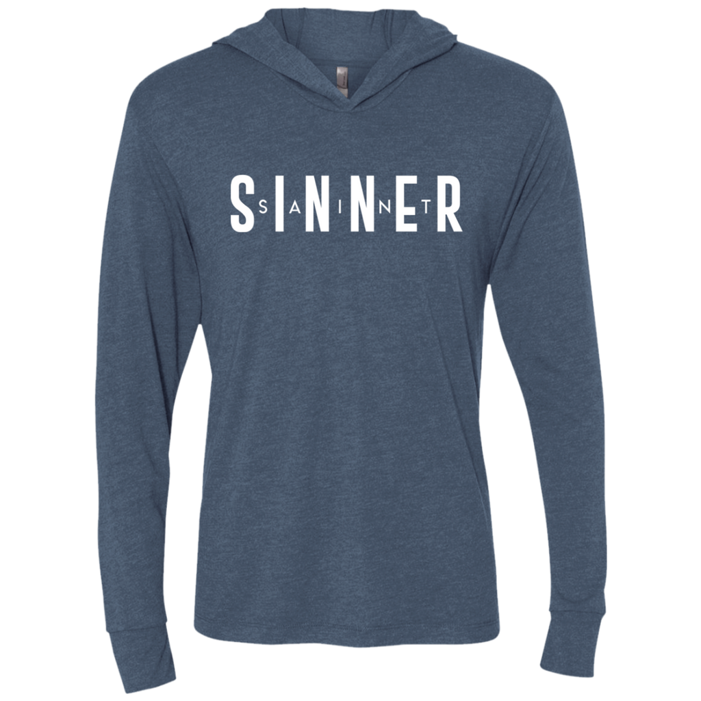 Unisex -SaintInBetweenSinner LongSleeve Hooded T-Shirt