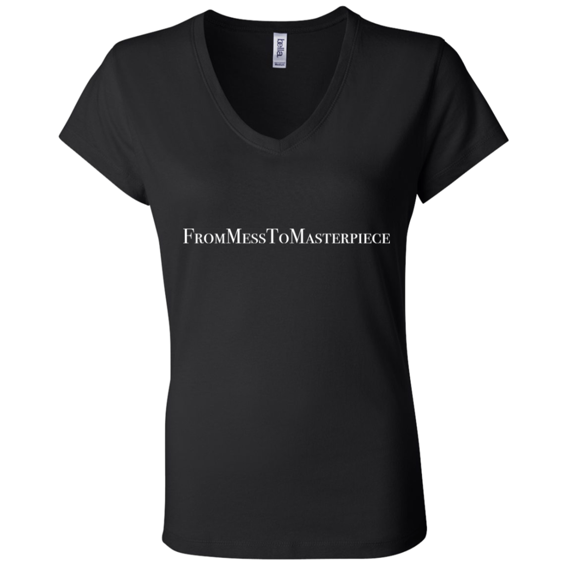 Ladies' - FromMessToMasterpiece V-Neck T-Shirt